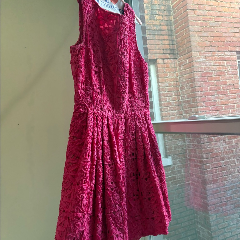 Cynthia Steffe Vibrant Pink Dress - Picture 2 of 5